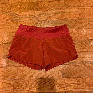 Lululemon Speed Up Short 2.5" Dark red
